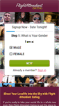 Mobile Screenshot of flightattendantdating.com